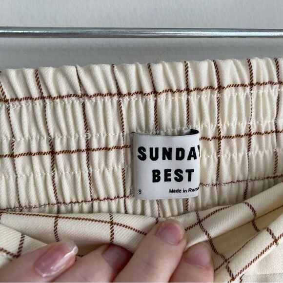 Sunday Best Sullivan Wide Leg Crop Culottes Pants - Picture 4 of 5